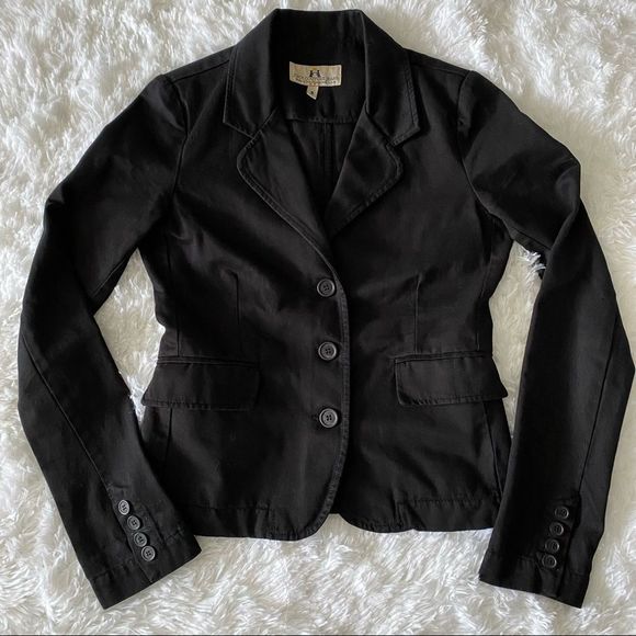 Juicy Couture Jackets & Blazers - Y2K Vintage Juicy Couture Jeans Black Cotton Blazer Size S